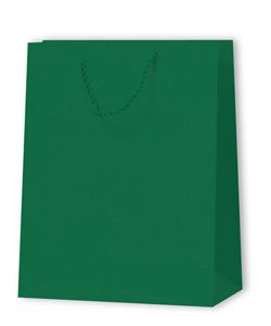 Papiertragetasche Standard, H:32,4x12,7x26cm, grün