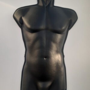 Body-Former Man, H:85xB:48xT:11cm, schwarz matt