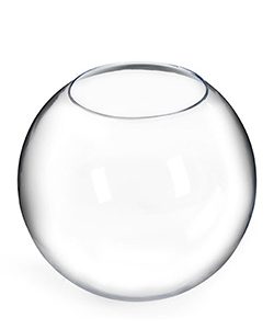 Glaskugel-Vase Ø30xH:25cm, klar
