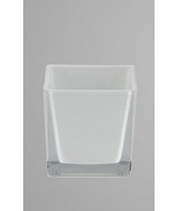 Glaswürfel Cubic 12x12x12cm, weiß