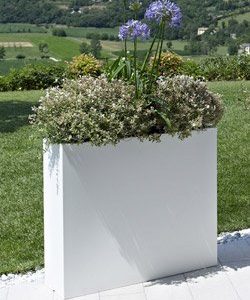 Pflanzwanne Kube High Cassetta, 80x30xH:70cm, weiss