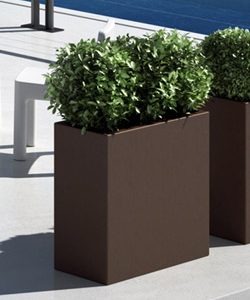 Pflanzwanne Kube High Cassetta, 80x30xH:70cm, rost (rostbraun)