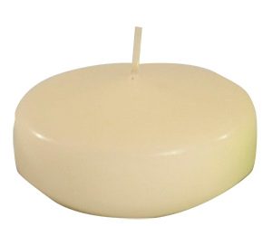 Schwimmkerzen Ø80 mm creme