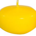 Schwimmkerzen Ø48 mm zitronengelb