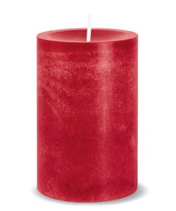 Kerze Trend Ø7/H:9cm, rubinrot