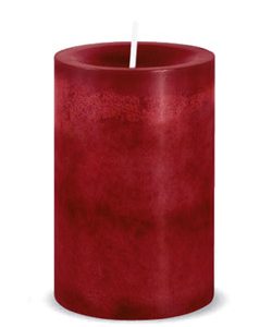 Kerze Trend Ø7/H:9cm, karminrot