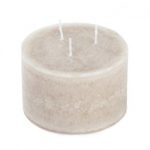 Dreidochtkerze Trend sahara 12 cm