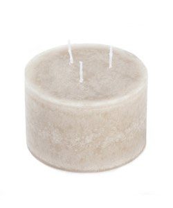 Dreidochtkerze Trend sahara 12 cm