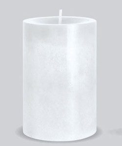 Kerze Trend Ø7/H:13cm, weiß