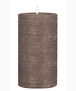 Kerze Rustic H/ø 110/60mm stein