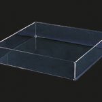 Acryl-Box 20x20cm, H:5cm (gebogene Kanten)