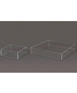 Acryl-Box 25x25cm, H:8cm (geklebte Kanten)