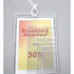 Preisschildhülle DIN A7 hoch, 100 Stück/Packung