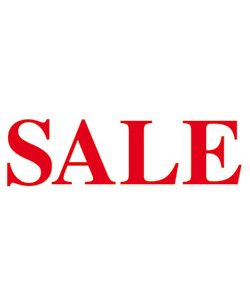 Ankleber SALE - H:40cm, L:125cm