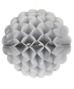 Wabenball Ø50cm, hellgrau