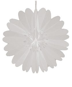 Papierfächer Ø75cm, weiß
