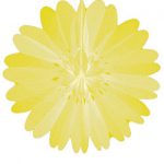 Papierfächer Ø35cm, gelb