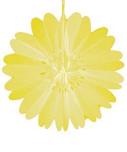 Papierfächer Ø60cm, gelb