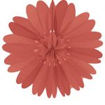 Papierfächer Ø35cm, rot