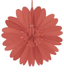 Papierfächer Ø35cm, rot