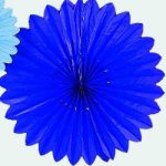 Papierfächer Ø60cm, dunkelblau