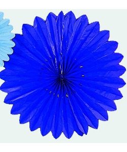 Papierfächer Ø60cm, dunkelblau