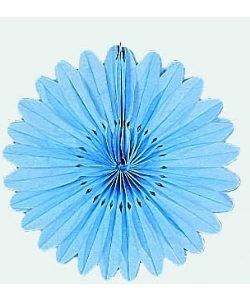 Papierfächer Ø60cm, hellblau
