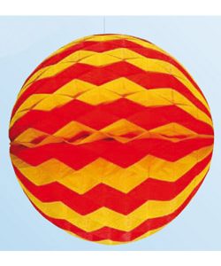 Wabenball Spanien Ø30cm, gelb/rot