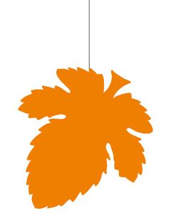 Herbstblatt Ø30cm, orange