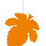 Herbstblatt Ø50cm, orange