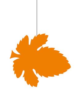 Herbstblatt Ø20cm, orange