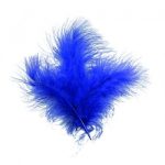 Marabu-Feder blau, 10-15cm, 5g/Beutel