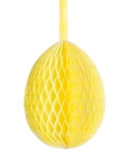 Waben-Ei gelb, 40cm