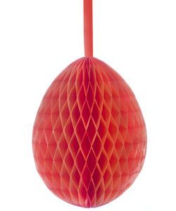 Waben-Ei orange, 40cm