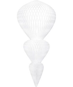 Papier-Eiszapfen L:30cm, weiß