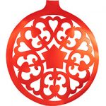 Ornament-Kugel - Hänger, Ø32cm, rot