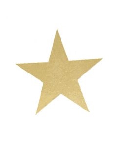 Klebesterne ø: 10 cm