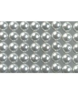 Perlen Ø16mm, weiß, 500g/Beutel