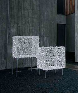 Würfel 3D, 75x75x75cm, weiß