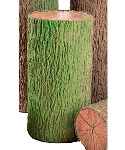 Baumstamm Ø30xH:45cm, bemalt