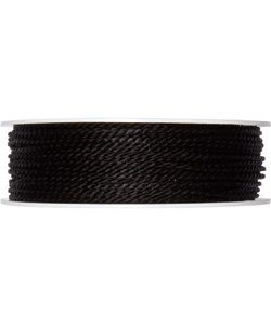 Kordel Ø2mm, schwarz, L:50m/Rolle
