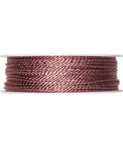 Kordel Ø2mm, altrosa, L:50m/Rolle