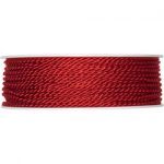 Kordel Ø2mm, rot, L:50m/Rolle