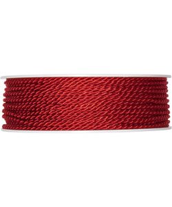 Kordel Ø2mm, rot, L:50m/Rolle