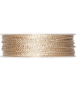 Kordel Ø2mm, creme, L:50m/Rolle