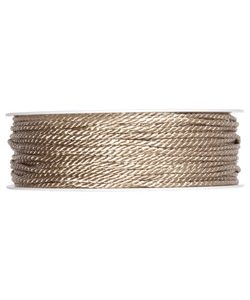 Kordel Ø2mm, perl/sand, L:50m/Rolle