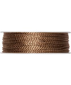 Kordel Ø2mm, hellbraun, L:50m/Rolle