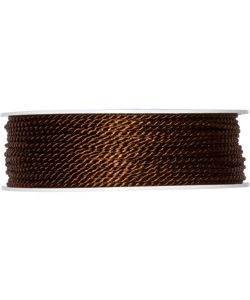 Kordel Ø2mm, braun, L:50m/Rolle