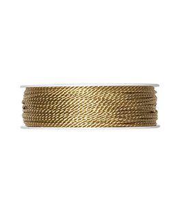 Kordel Ø2mm, honig, L:50m/Rolle