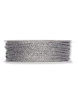 Kordel silber, Ø2mm, L:50m/Rolle
